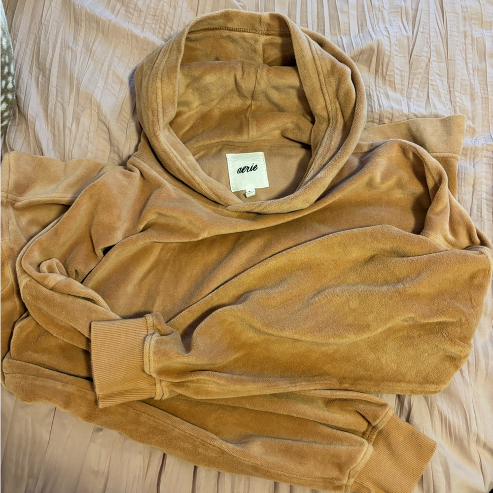 Aerie velour hoodie